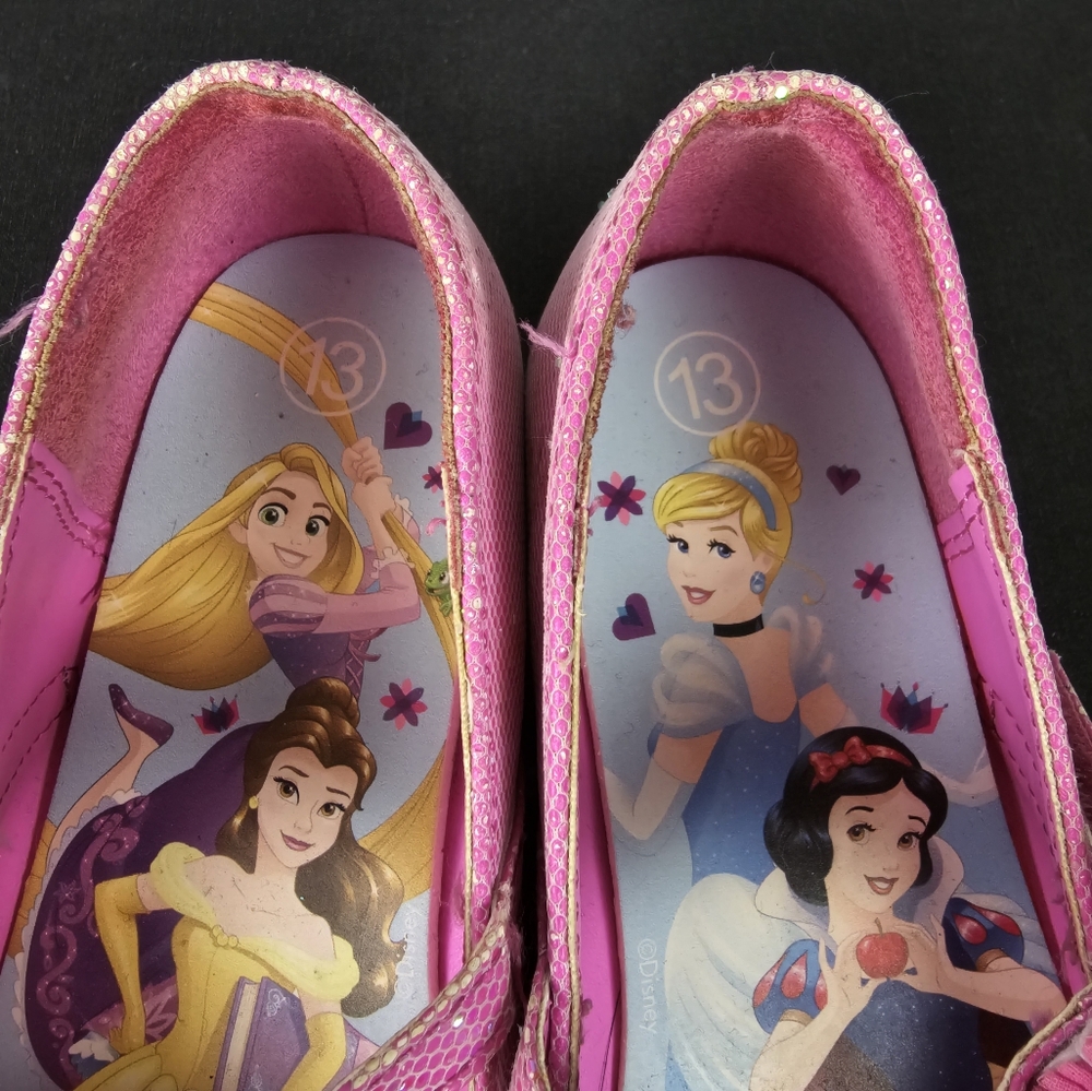 Disney Princess Pink shoes Sz 13. - Picture 7 of 10